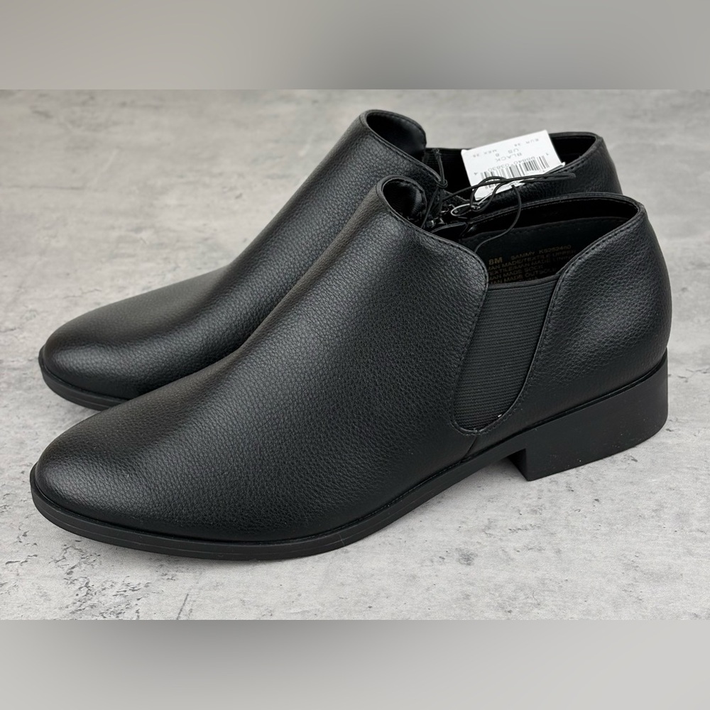 Kensie Sammy Women's Ankle Boots Stretch Comfort Black Size 8 NEW No Box